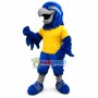 Soccer Blue Hawk Mascot Costume 