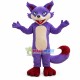 Anime Cartoon Purple Fox Mascot Costume Anime Cartoon Purple Fox Mascot Costume