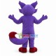 Anime Cartoon Purple Fox Mascot Costume Anime Cartoon Purple Fox Mascot Costume