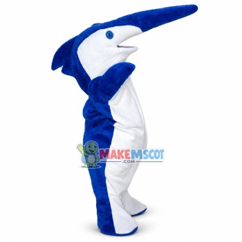 Blue Marlin Mascot Costume 