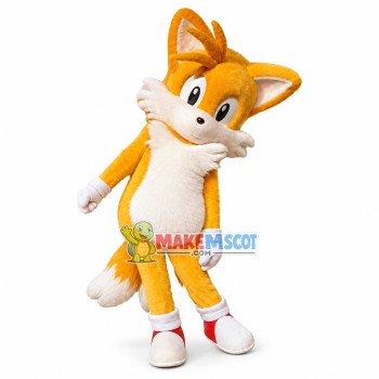 Optimistic Tails the Fox Mascot Adult Costume 