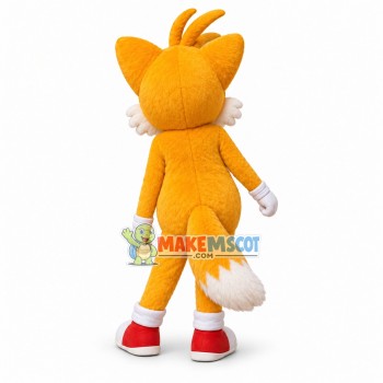 Optimistic Tails the Fox Mascot Adult Costume Optimistic Tails the Fox Mascot Adult Costume
