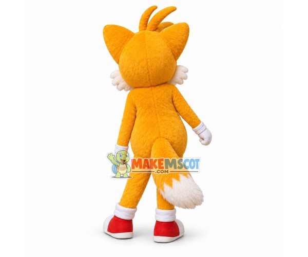 Optimistic Tails the Fox Mascot Adult Costume Optimistic Tails the Fox Mascot Adult Costume