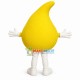 Huge Cartoon Golden Oil Drop Mascot Costume 