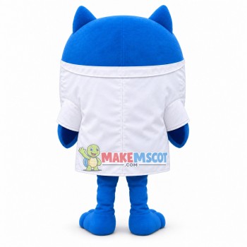 Doctor Blue Owl Mascot Costume Doctor Blue Owl Mascot Costume