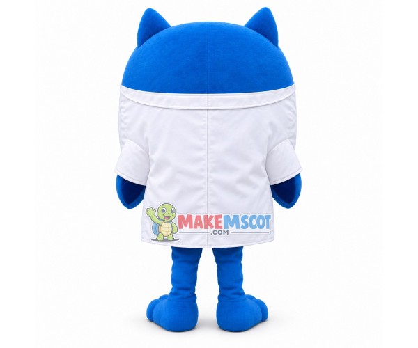 Doctor Blue Owl Mascot Costume Doctor Blue Owl Mascot Costume