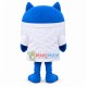 Doctor Blue Owl Mascot Costume Doctor Blue Owl Mascot Costume