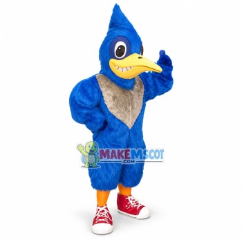 Sport Blue Jay Long Fur Mascot Costume	