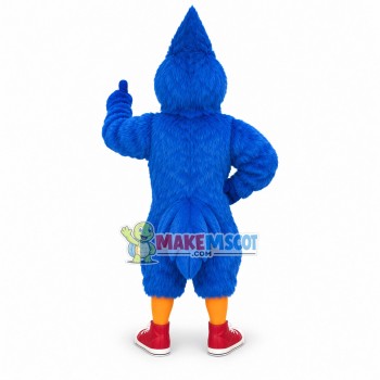 Sport Blue Jay Long Fur Mascot Costume Sport Blue Jay Long Fur Mascot Costume