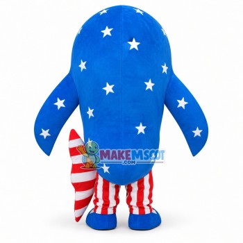 American Dolphin Mascot Costume 