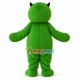 Friendly Green Fur Monster Mascot Costume Friendly Green Fur Monster Mascot Costume