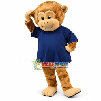 Optimistic Monkey Mascot Costume	