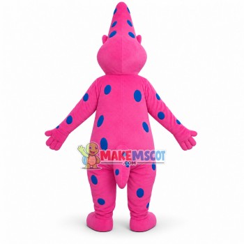 Pink Parasaurolophus Mascot Adult Costume Pink Parasaurolophus Mascot Adult Costume