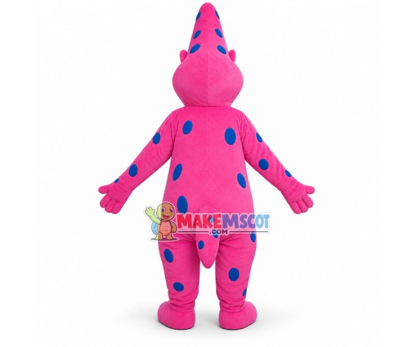 Pink Parasaurolophus Mascot Adult Costume Pink Parasaurolophus Mascot Adult Costume