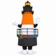 Plummy the Plum Beach Lighthouse Lightweight Mascot Costume Plummy the Plum Beach Lighthouse Lightweight Mascot Costume