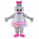 Ballerina Hippo Mascot Costume Ballerina Hippo Mascot Costume