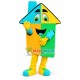 Deluxe Colored House Lightweight Mascot Costume Deluxe Colored House Lightweight Mascot Costume