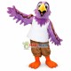 Purple Eggie the Eagle Cathedral Mascot Costume Purple Eggie the Eagle Cathedral Mascot Costume