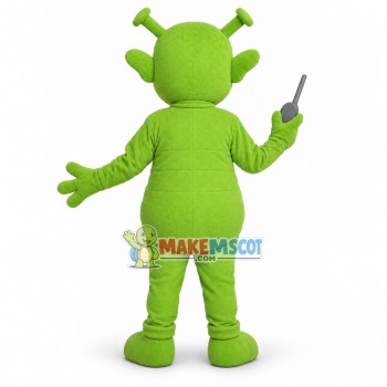 Adult Cartoon Alien Mascot Costume 