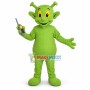 Adult Cartoon Alien Mascot Costume 