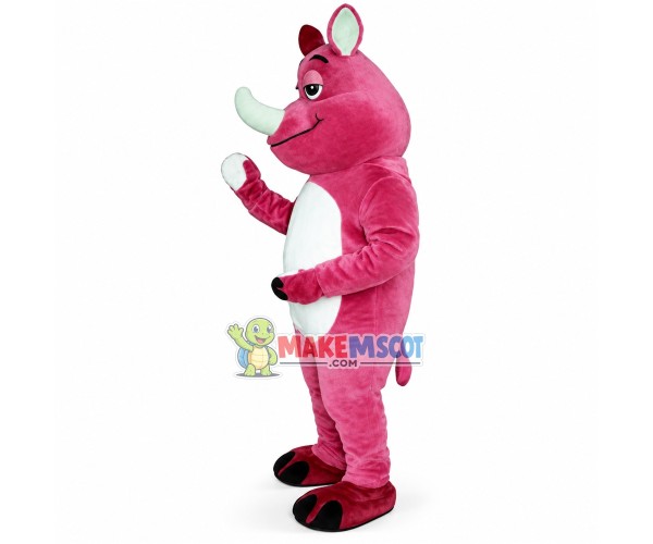 Pink Rhino Lightweight Mascot Costume Pink Rhino Lightweight Mascot Costume