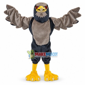 Soaring Blue Falcon Mascot Costume 