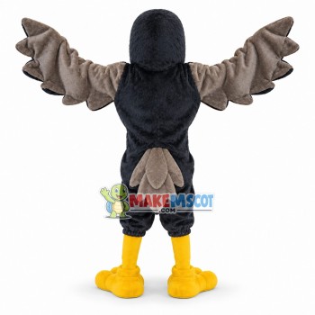 Soaring Blue Falcon Mascot Costume Soaring Blue Falcon Mascot Costume