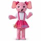 Cute Pink Girl Elephant With Skirt Mascot Costume Cute Pink Girl Elephant With Skirt Mascot Costume