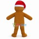Adult Size Christmas Brown Gingerbread Man Mascot Costume Adult Size Christmas Brown Gingerbread Man Mascot Costume