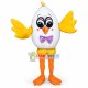 Hatching Chick Hard Boiled Egg Mascot Cartoon Costume Adult Size Hatching Chick Hard Boiled Egg Mascot Cartoon Costume Adult Size