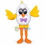 Hatching Chick Hard Boiled Egg Mascot Cartoon Costume Adult Size	