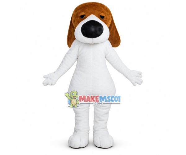 Little Basset Hound Mascot Costume Little Basset Hound Mascot Costume
