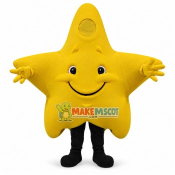 Deluxe Cartoon Yellow Star Mascot Costume	