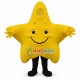 Deluxe Cartoon Yellow Star Mascot Costume Deluxe Cartoon Yellow Star Mascot Costume