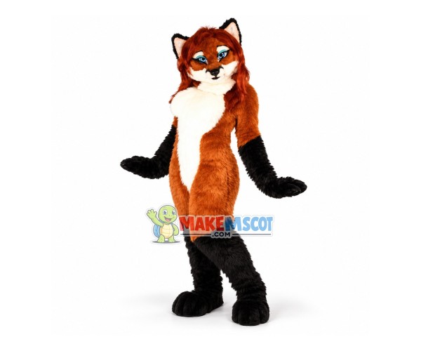 Beautiful Fox Mascot Costume Beautiful Fox Mascot Costume