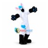 White Fox Wolf Realistic Mascot Costume