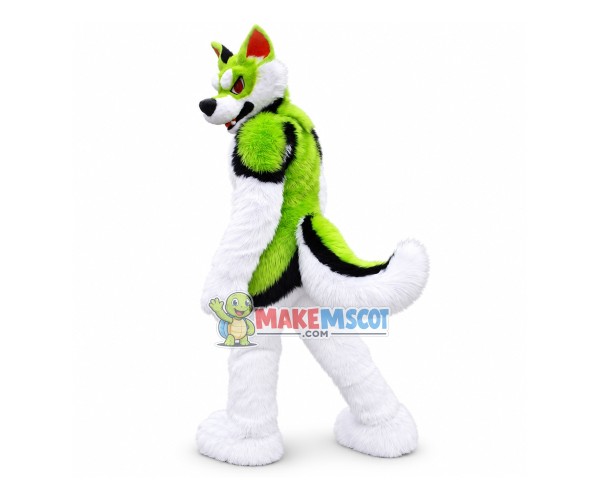 Fierce Wolf Animal Mascot Costume Fierce Wolf Animal Mascot Costume