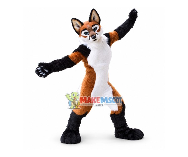 Brown Fox Mascot Costume Brown Fox Mascot Costume