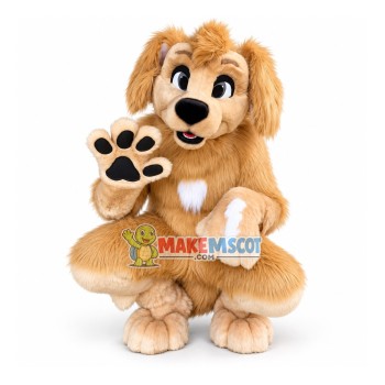 Realistic Dog Mascot Costume Realistic Dog Mascot Costume
