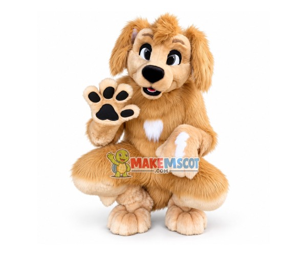 Realistic Dog Mascot Costume Realistic Dog Mascot Costume