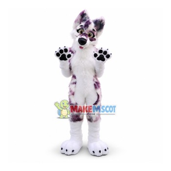 Happy Wolf Dog Mascot Costume Happy Wolf Dog Mascot Costume