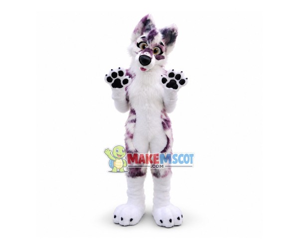Happy Wolf Dog Mascot Costume Happy Wolf Dog Mascot Costume