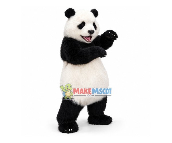 Realistic Panda Mascot Costume