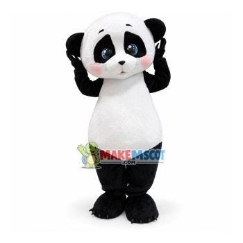 Friendly Panda Mascot Costume Friendly Panda Mascot Costume