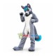 Friendly Lightweight Wolf Mascot Costume Friendly Lightweight Wolf Mascot Costume