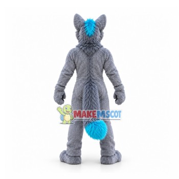 Friendly Lightweight Wolf Mascot Costume Friendly Lightweight Wolf Mascot Costume