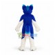 Cute Blue & White Wolf Mascot Costume Cute Blue & White Wolf Mascot Costume
