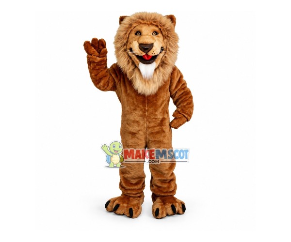 Happy Lion Mascot Costume Happy Lion Mascot Costume