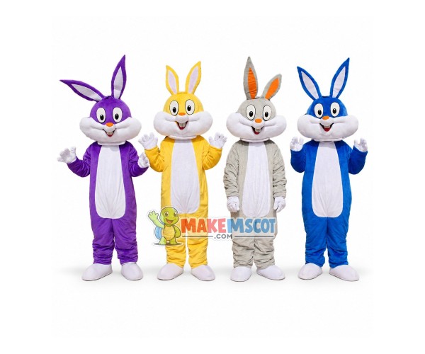 Adult Bugs Bunny Rabbit Mascot Costume Adult Bugs Bunny Rabbit Mascot Costume