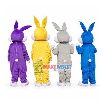 Adult Bugs Bunny Rabbit Mascot Costume Adult Bugs Bunny Rabbit Mascot Costume